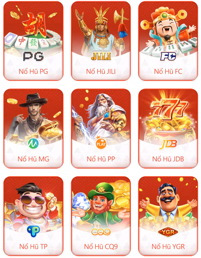 Sảnh Nổ Hũ Jackpot tại LX88
